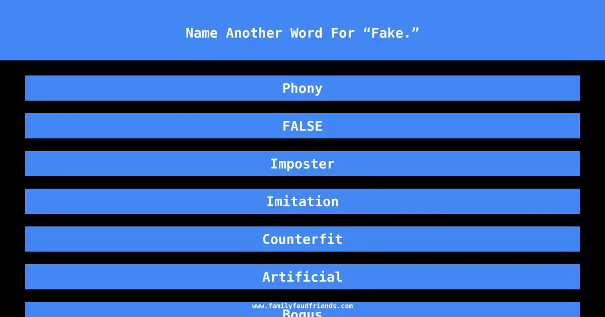 family-feud-name-another-word-for-fake-answer